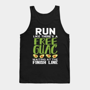 Run Like There's A Guac Waiting At The Finish Line Tank Top